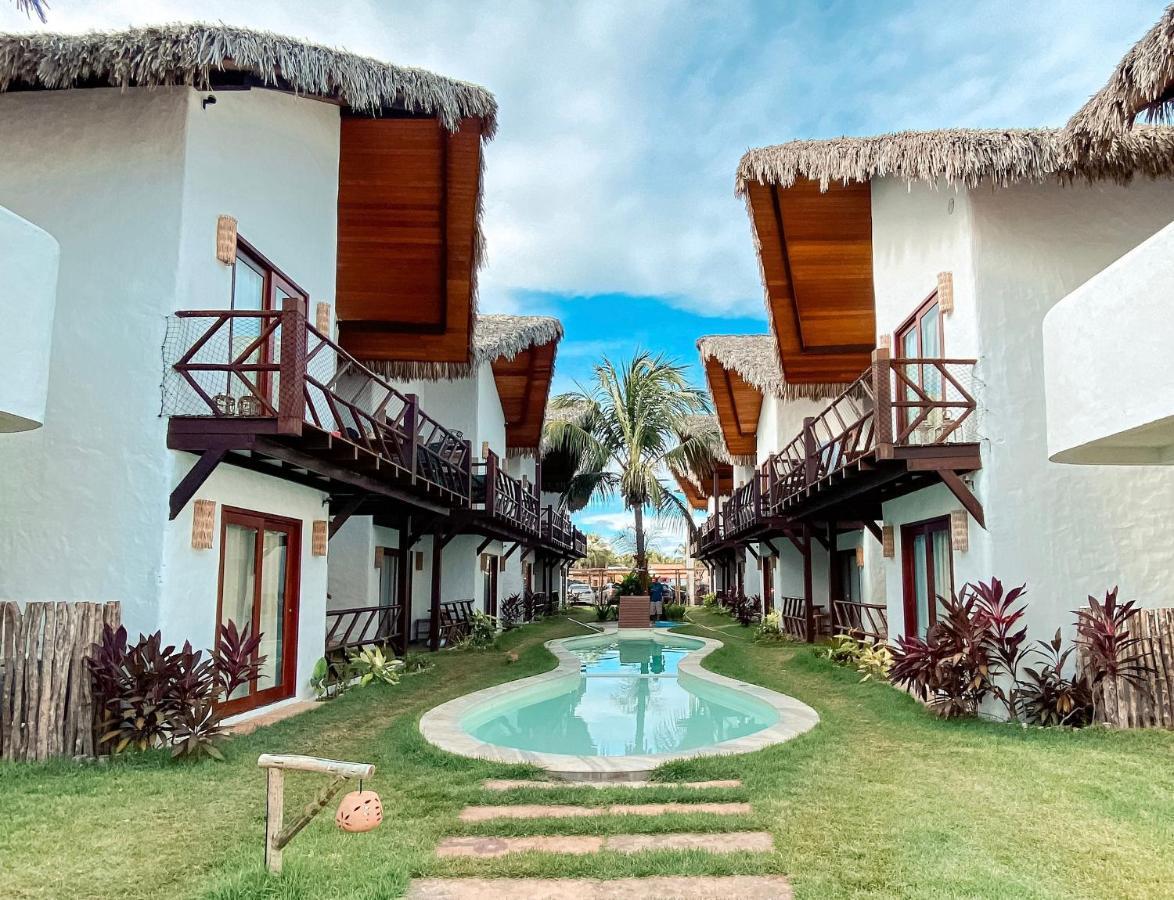 Ap. Peixe Boi Pe Na Areia Com Vista Frontal E Total Para O Mar Barra Grande  Exterior foto
